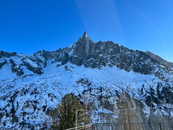Comex de Chamonix photo de l'aiguille du midi